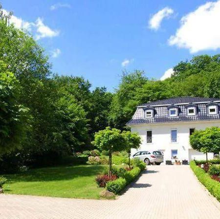 Weisses-Haus-Am-Kurpark-Fewo-Waldblick Quedlinburg Kültér fotó